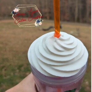 3D Print Whipped Cream Topper STL Digital File for 24oz Tumbler image 4