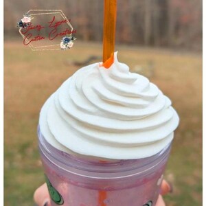 3D Print Whipped Cream Topper STL Digital File for 24oz Tumbler image 2