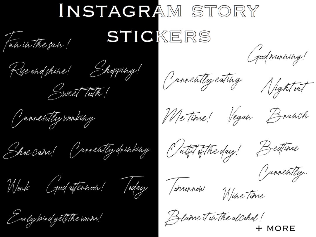 84 Instagram Story Stickers | Daily Stickers | Instagram Stickers ...