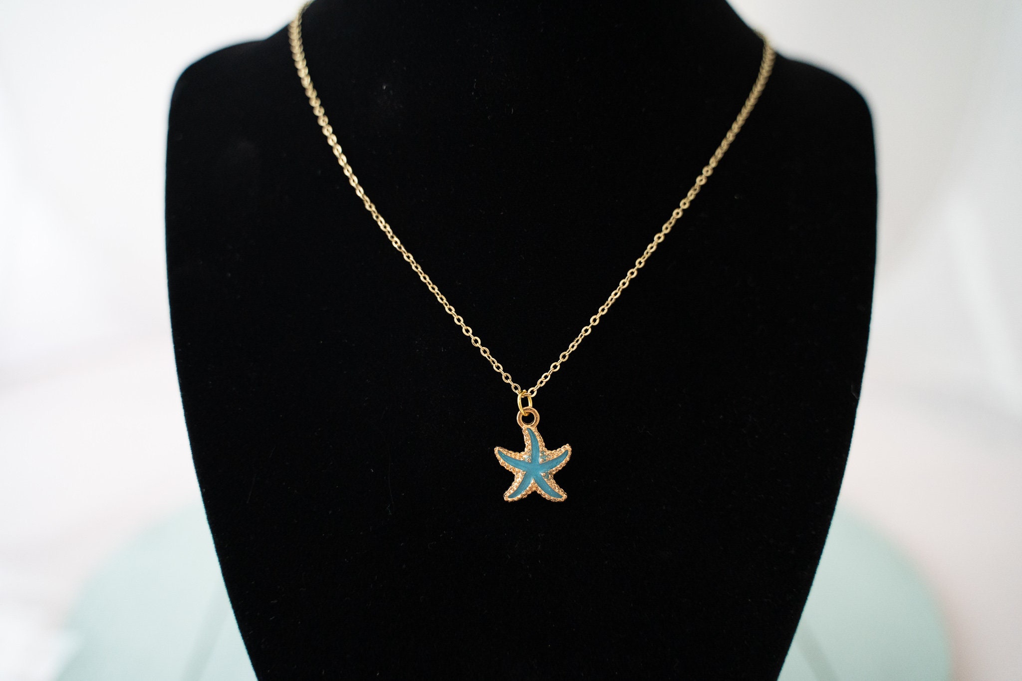 14K Gold Plated Necklace With Charm Pendant Gold Plated Necklace Flower Gold Plated Necklacegift