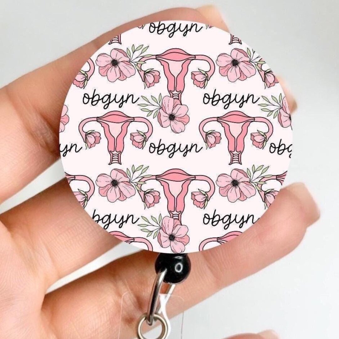 OBGYN | Badge Reel | Healthcare | ID Holder | - Etsy