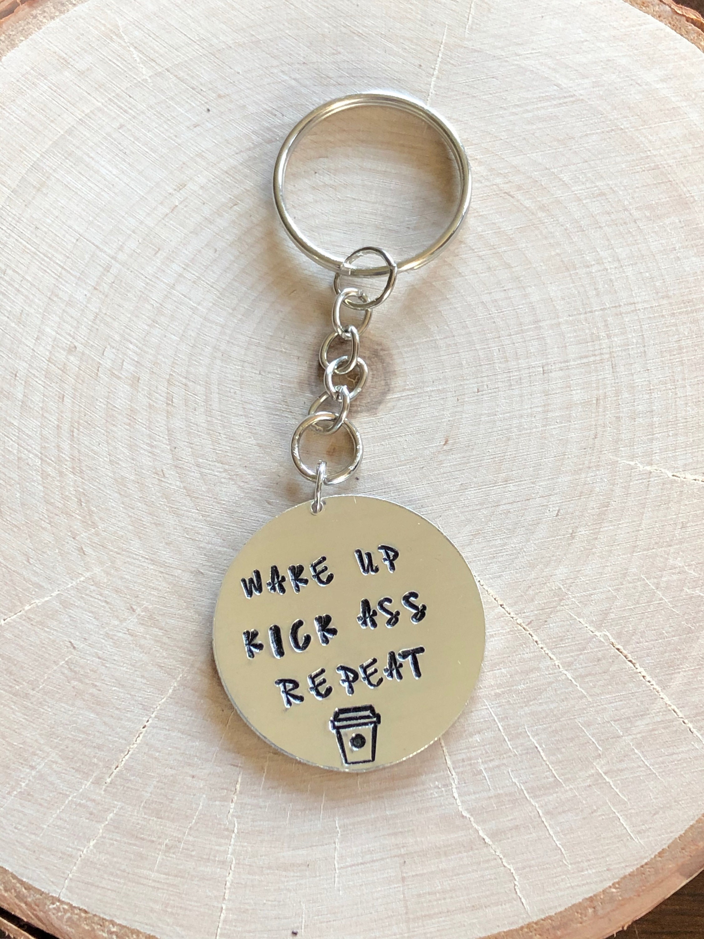 Motivational Quote Keychain. Fun Quote Keychain. Humor Etsy