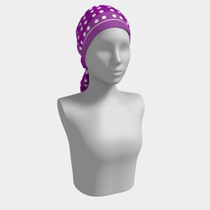 Cirkels. Violette sjaal