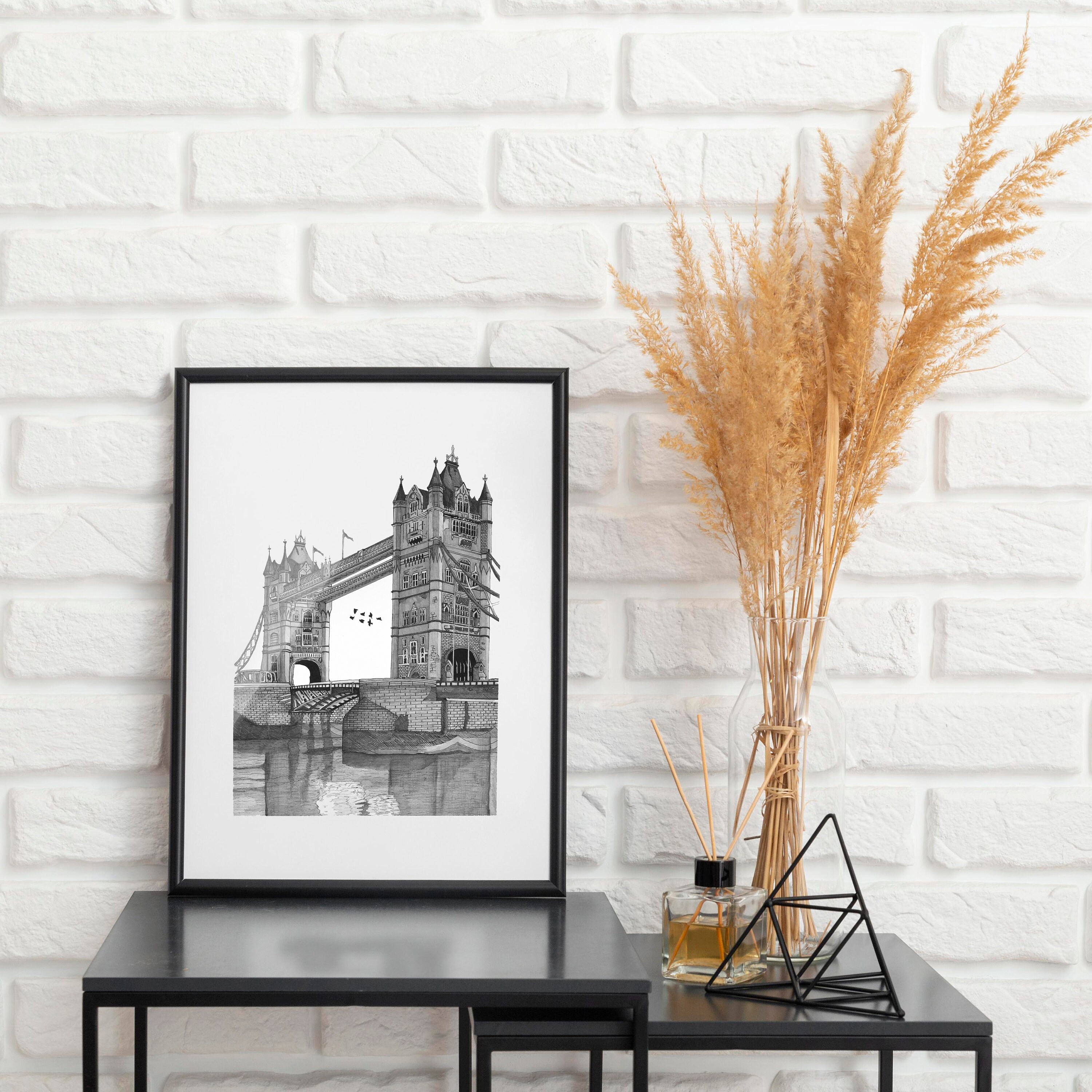 Tower Bridge Printable London Printable UK Printable - Etsy