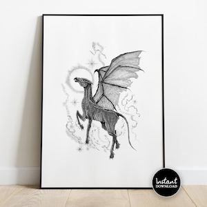 Stampa artistica Thestral: inquietante ma delicata!