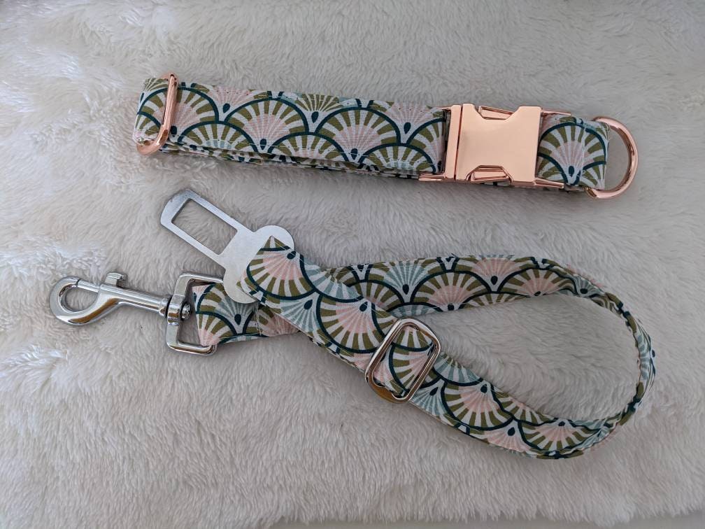 Attaque Ceinture de Sécurité Pour Animaux Compagnie, et Son Collier Personnalisé, Transport Fait en 
