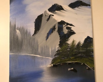 Winter glacier