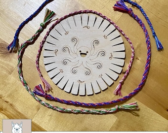 Octopus Weaver Kumihimo Kit: Craft Your Own Friendship Bracelets!