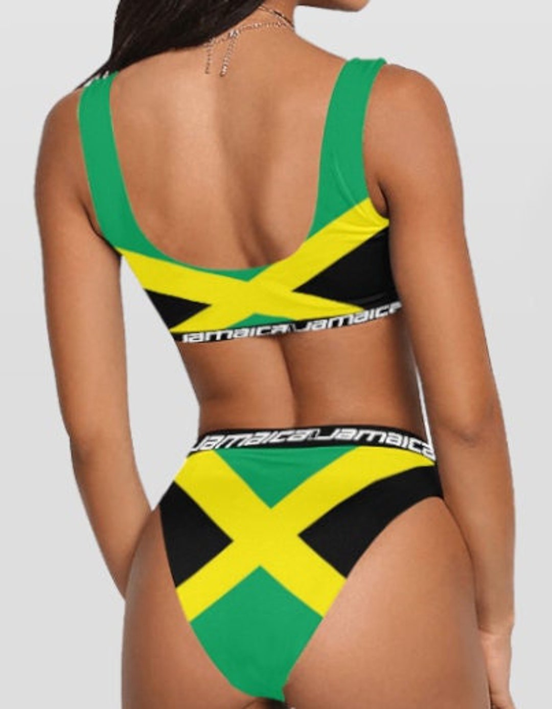 Jamaican Flag Bikini Etsy