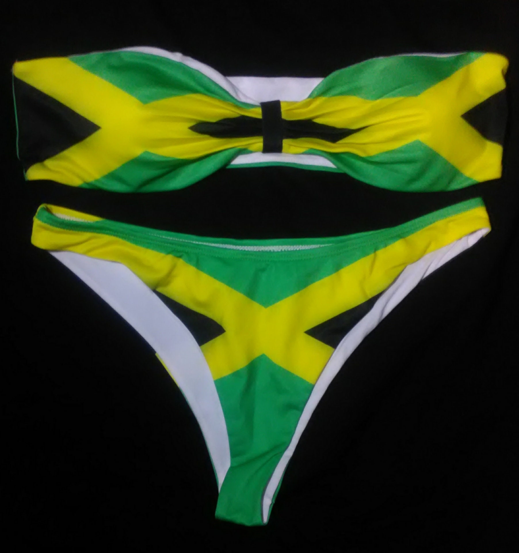 Jamaican Flag Bikini Etsy