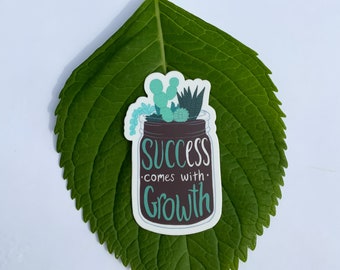 Success Succulent Sticker