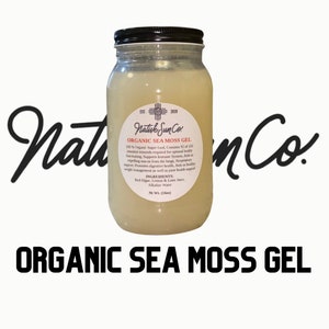 Organic sea moss gel for alkaline diet, Premium Sea Moss Gel - Wildcrafted Saint Lucia Seamoss Flavored Options - Natural Nutrients