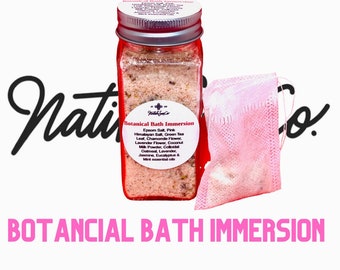 Relaxing bath and foot salt/ Bath soaks, Bath salt, Epson salt, Pink himalayan salt, Herbal bath salt, Botanical bath salt