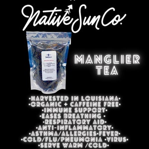 Manglier tea loose tea / Organic herbal tea, Tea blend herbal, Support tea image 2