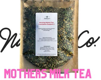 Postpartum Herbal Tea for Breastfeeding Moms | Fenugreek, Nettle, Chamomile | Natural Loose Leaf Tea for New Mothers | Caffeine-Free