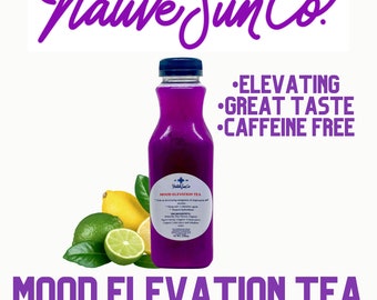 Magical Butterfly Pea Flower Iced Tea: Refreshing Herbal Infusion, Antioxidant-Rich, Color-Changing Beverage, Unique Summer Drink, Gift Idea