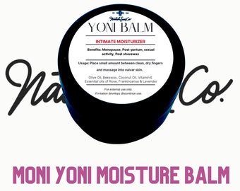 Yoni Moisture oil + balm, Organic Intimate Care, Feminine Hydration Soothing Salve, Natural Vaginal Wellness, Women's Self Care, PH Balanced