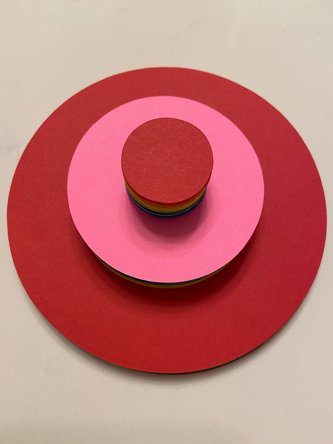 30 Large Circle Diecut Circle Paper Cut Outs Scrapbooking Etsy