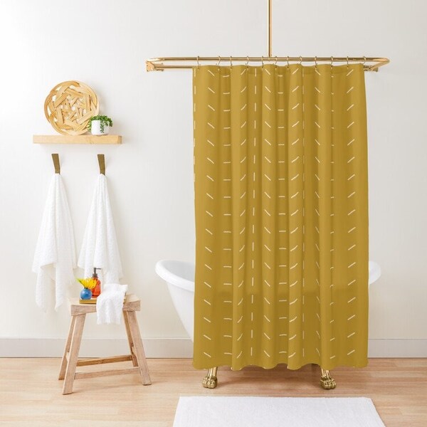 Extra Long Shower Curtain Etsy
