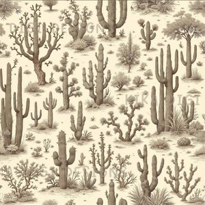 Western Brown Toile Seamless Pattern Repeat Fabric Pattern Digital Paper Sublimation Design for Scrapbooking Digital Download PNG