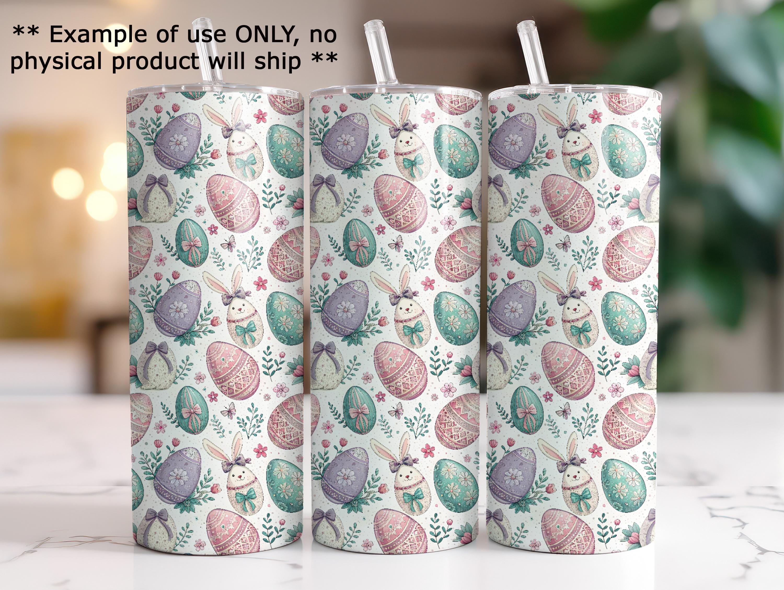Happy Easter Eggs and Bunny Seamless Pattern Repeat Fabric Pattern ...