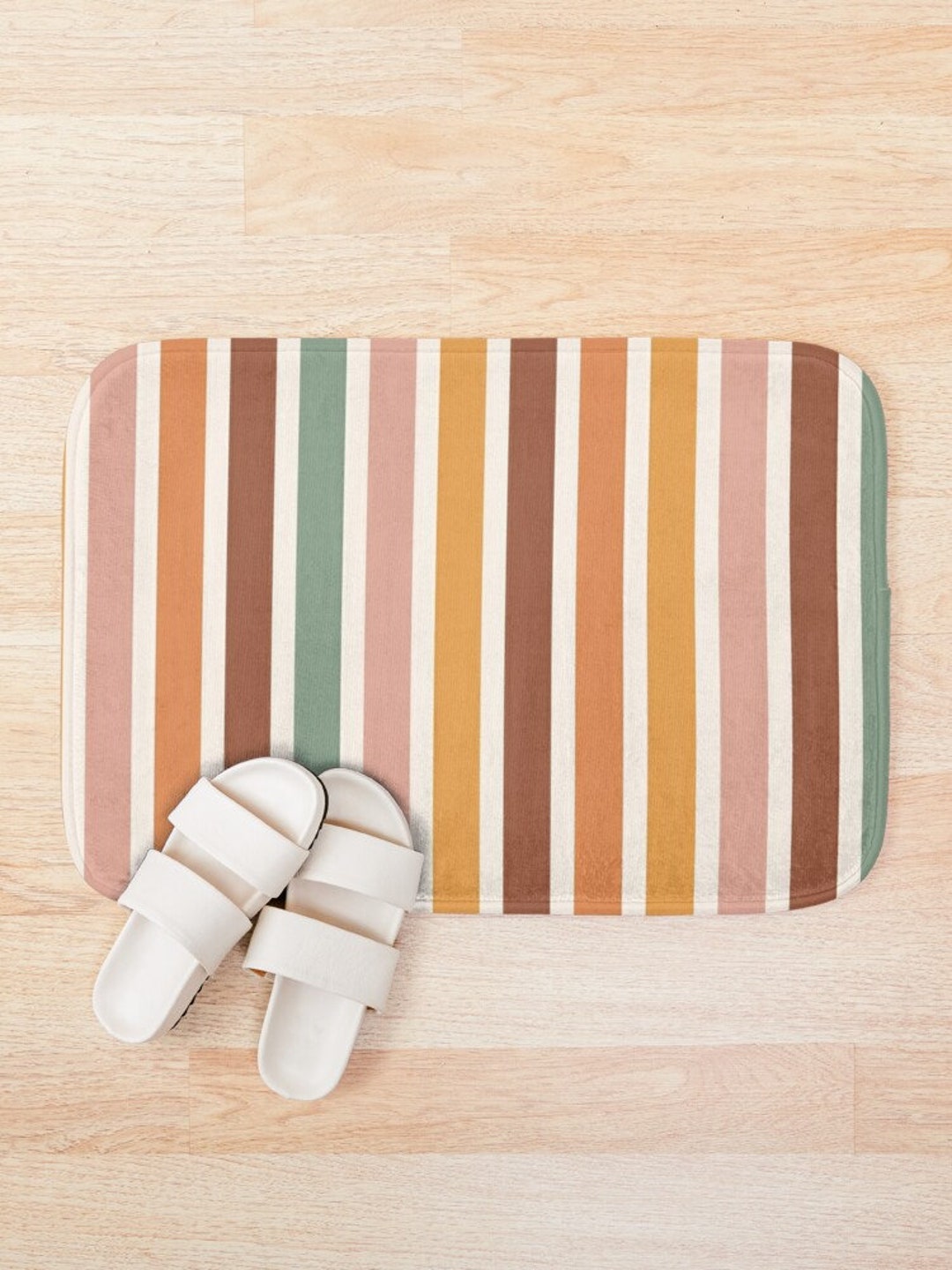Bath Mat, Cute Bath Mat, Boho Bath Mat, Colorful Bath Mat Shower Mat, Kids Bath Mat, Retro Bath ...