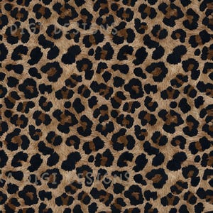 Leopard Animal Print Seamless Pattern Repeat Fabric Pattern Digital Paper Sublimation Design for Scrapbooking Digital Download PNG Texture