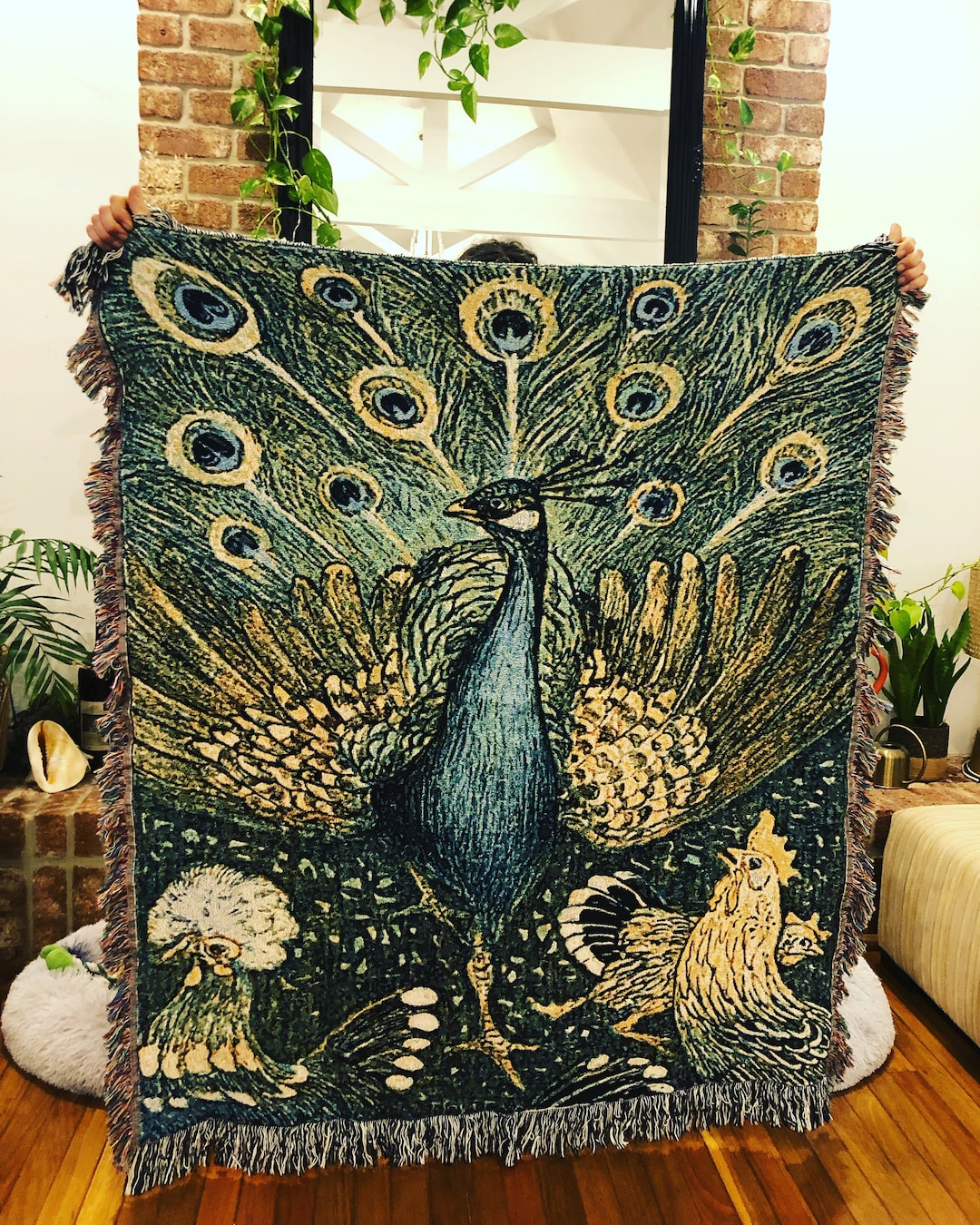 Woven Blanket, Woven Throw Blanket, Woven Tapestry, Woven Wall Art