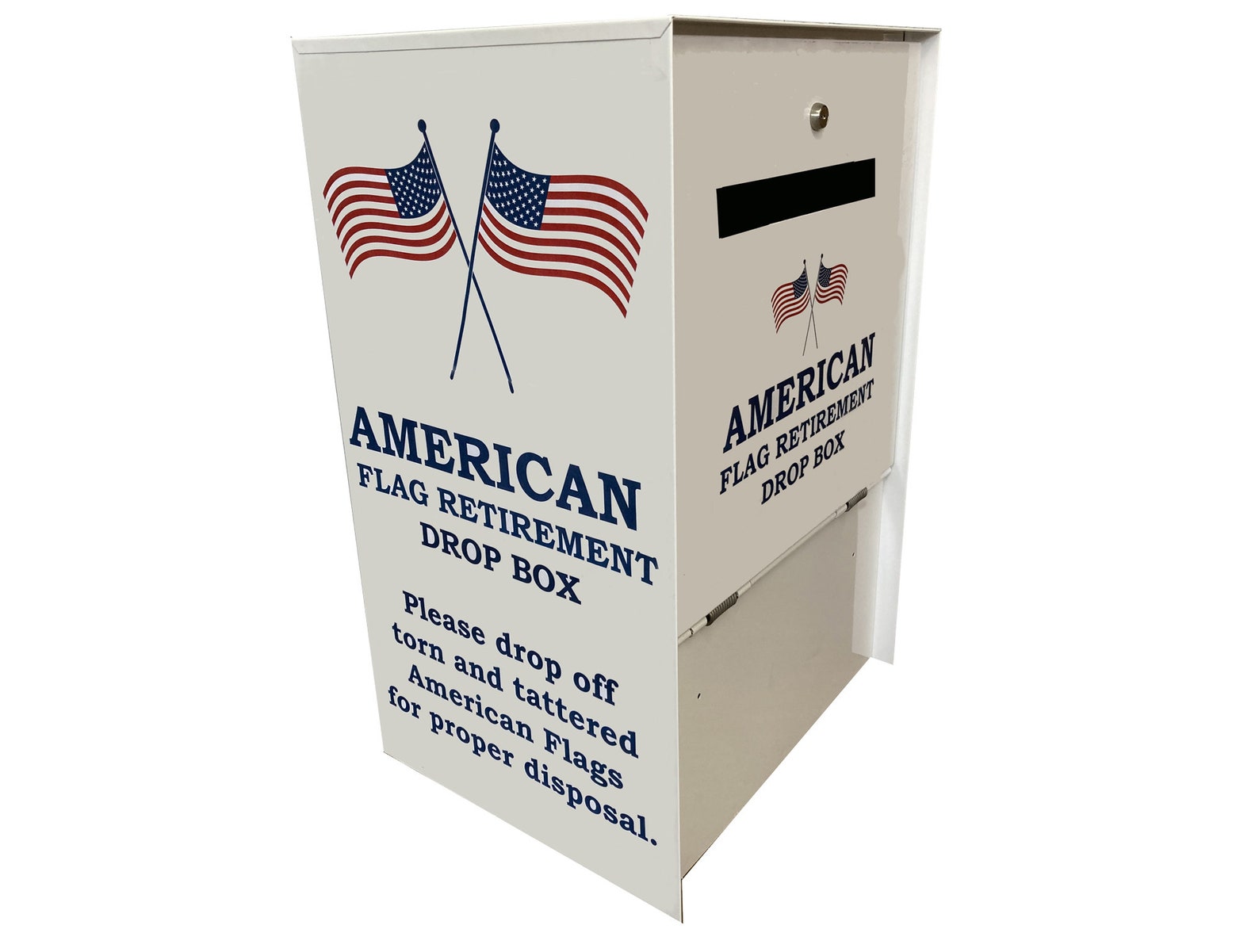 American Flag Retirement Box Etsy