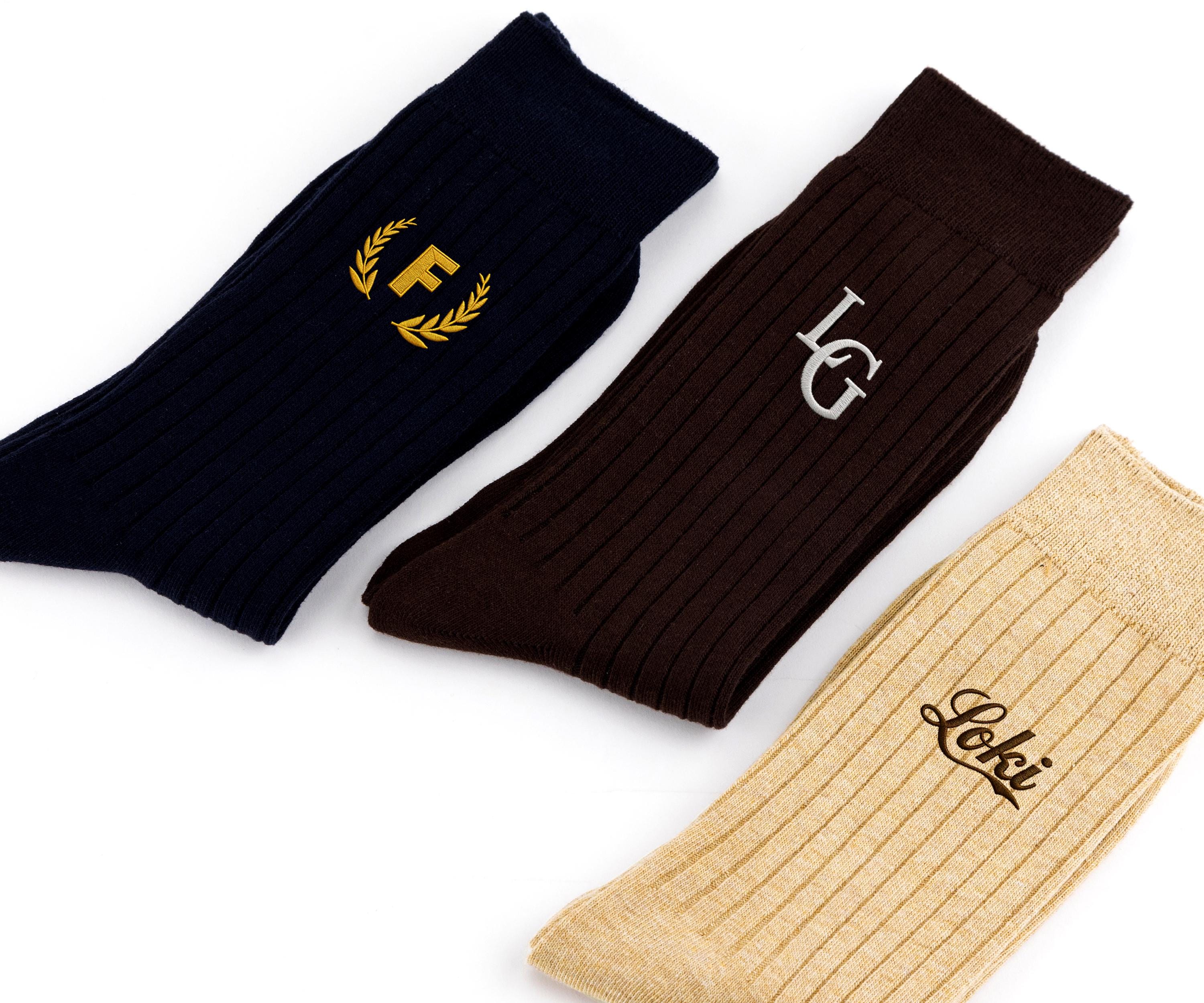 custom embroidered dress socks Socks-No Minimum Order-20% Off-Vivipins ORDER INSTRUCTIONS Embroidered Socks For Men,Custom Dress