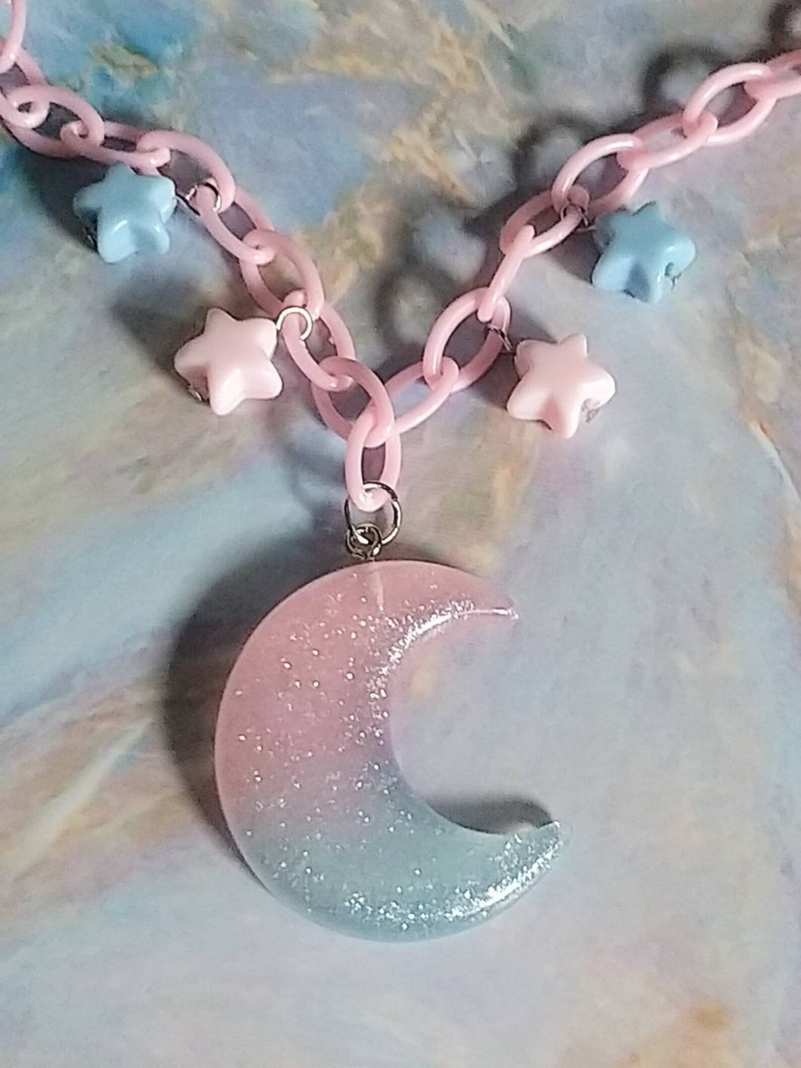 Plastic necklaces with charm Y2k Y2k necklace funky necklace Etsy