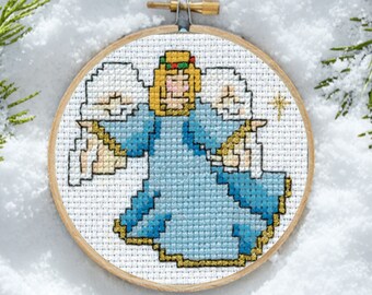 Christmas Angel Cross Stitch Pattern PDF Download