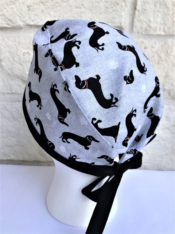 Dachshund Scrub Cap Surgical Cap Doctor Dentist Nurse Etsy