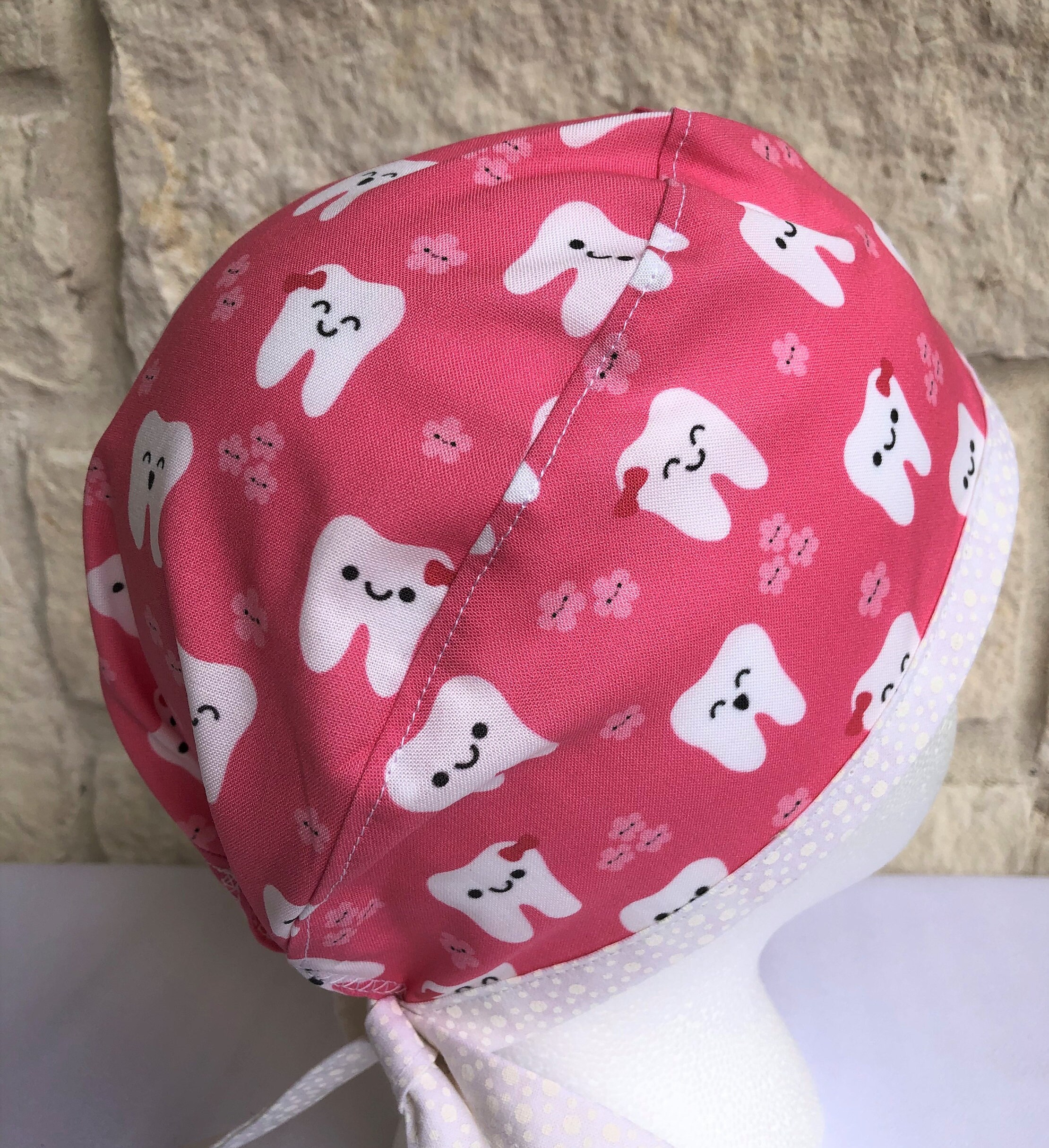Dental Scrub Cap Tooth Surgical Cap Nurse Dentist Etsy