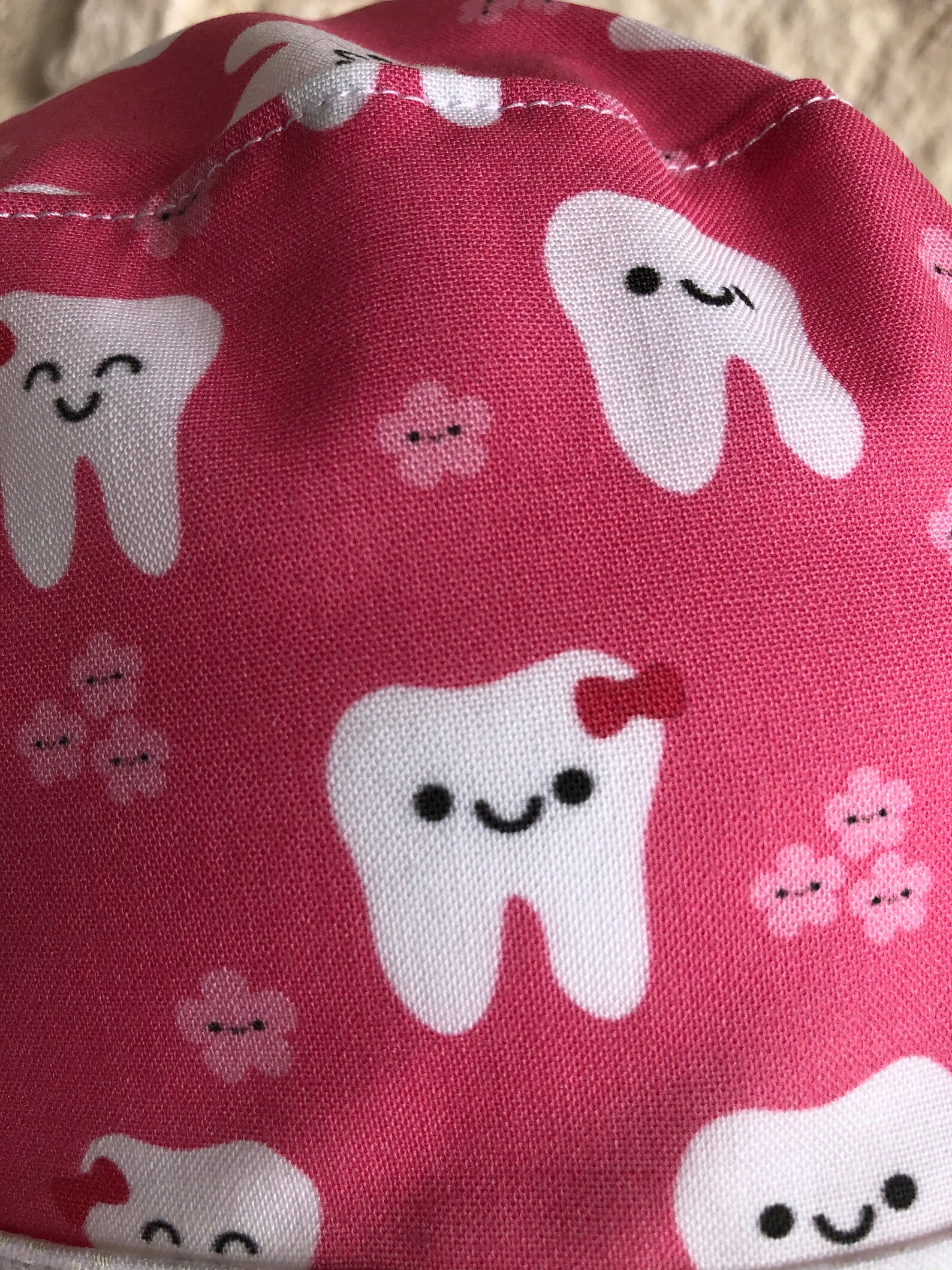 Dental Scrub Cap Tooth Surgical Cap Nurse Dentist Etsy