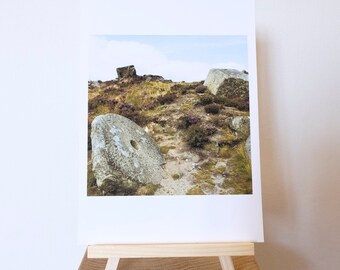 Impresión fotográfica tomada en Curbar Edge, Peak District
