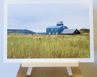 Impresión fotográfica tomada de la estación Old Lifeboat en Blakeney Point, Norfolk.