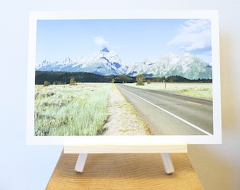 Impresión fotográfica tomada de Grand Tetons, Wyoming, Estados Unidos