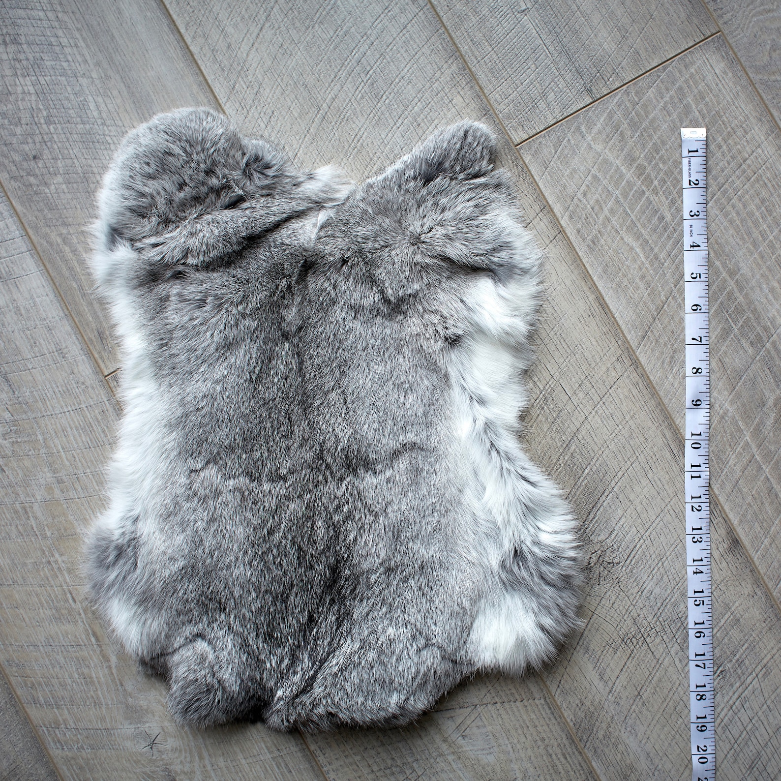 Real rabbit fur rug for newborn photography prop Rabbit fur Etsy
