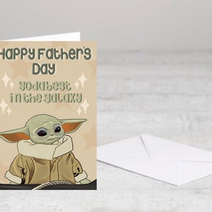 Tarjeta del Día del Padre // Eres el mejor de la galaxia Tarjeta del Día del Padre, Tarjeta de felicitación, Tarjetas en blanco, Tarjetas A5
