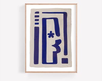Ancient civilizations – Peinture d’art abstrait minimaliste géométrique