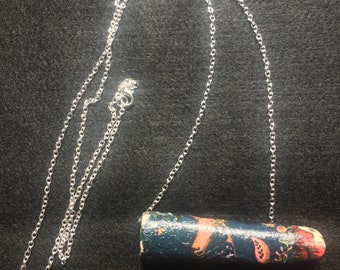 Tribal style sheep bone necklace
