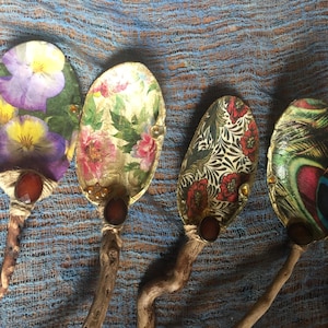 Cuchara grande de baratija de concha de Gaper (elección de 2) grande ornamental