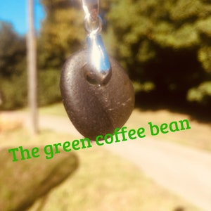 Green sea glass necklace