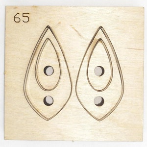 Pendientes de gota de agua personalizados troquelados en cuero, troqueladora de metal con regla de acero, herramienta Kraft para manualidades de cuero, troqueles Sizzix, herramienta para perforar manualidades
