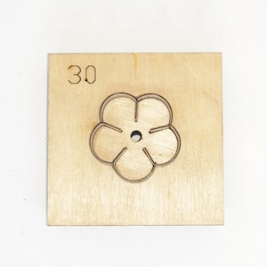 Flower Custom Leather Cutting Die, Steel Rule Metal Die Cutter, Leather Crafts Kraft Tool, Sizzix Die cuts, Punch Crafts Tool