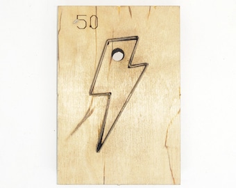 Lightning Leather Cutting Die,Steel Rule Metal Die Cutter,Leather Crafts Kraft Tool,Sizzix Die cuts,Punch Crafts Tool