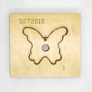 Troquel de corte de cuero personalizado con forma de mariposa, troqueladora de metal con regla de acero, herramienta Kraft para manualidades de cuero, troqueles Sizzix, herramienta para perforar manualidades