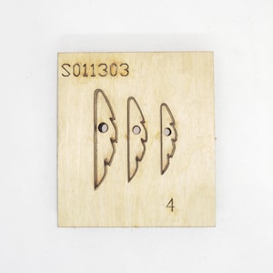 Feather Leather Cutting Die, Steel Rule Metal Die Cutter, Leather Crafts Kraft Tool, Sizzix Die cuts, Punch Crafts Tool