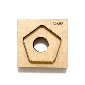 Troquel de pentágono personalizado, regla de acero hexagonal, troqueladora de metal, artesanía de cuero, herramienta Kraft, troqueles Sizzix, herramienta de perforación para manualidades
